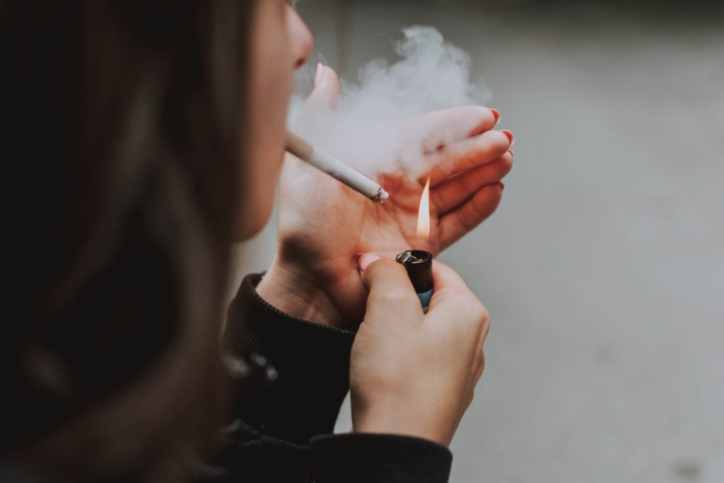 A vontade para parar de fumar, cuide do pulmão