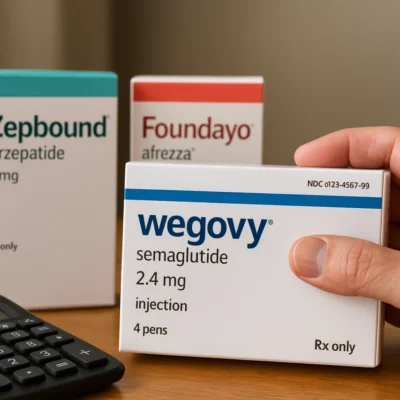 Preços e disponibilidade de Wegovy, Zepbound e Foundayo: o cenário enquanto a Novo processa a Eli Lilly
