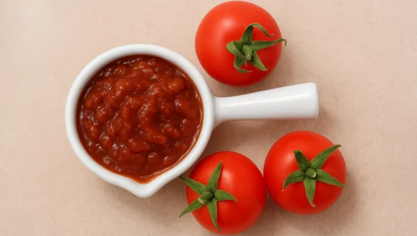 Molho de tomate caseiro rico em carotenoides reduz gordura no fígado, aponta ensaio